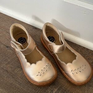 Livie & Luca Gold Mary Jane Dress Shoes